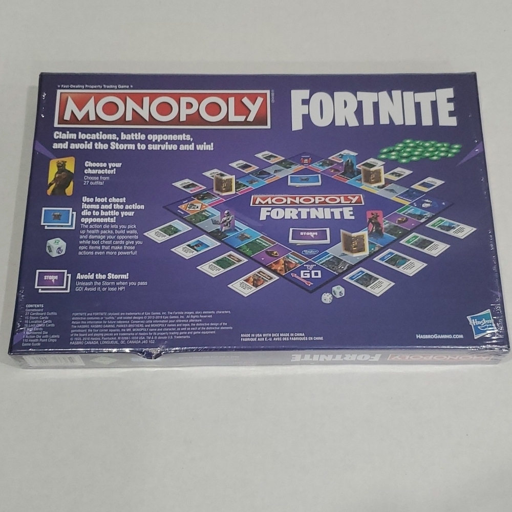 Fortnite Monopoly Board Game new sealed - Picture 2 of 5